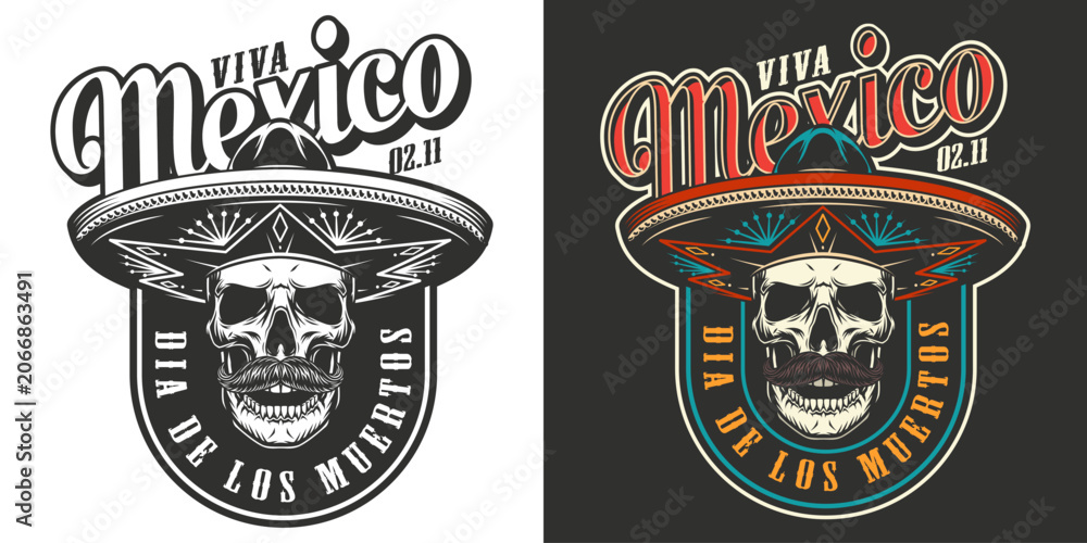 Fototapeta premium Viva Mexico celebration art
