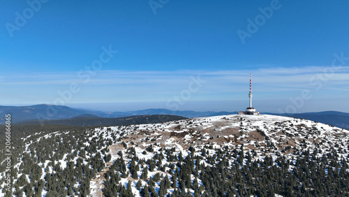 Принти на полотні Landscape Praded television tower transmitter multifunction observation deck str