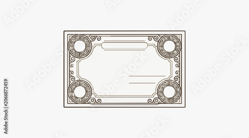 Black and white line art of bicycle chain links.