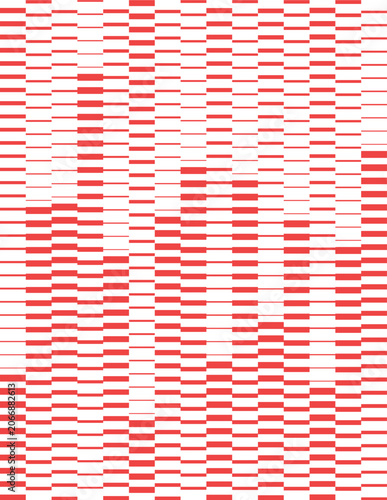 Red Sound Wave Equalizer Pattern, Vertical Bar Chart Frequency Visualization, Red Abstract Music Background