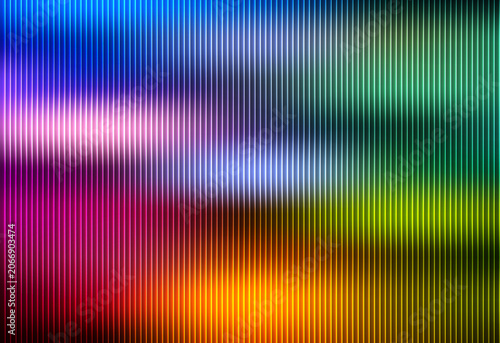 Vibrant colors blend in abstract motion across a gradient