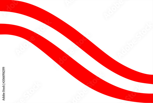 Austrian flag on a white background