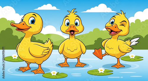 funny cute ducks