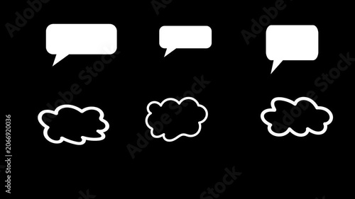 Hand drawn speech bubble animation backgrounds composition layers emotion cartoonish elements depth expression frame design
