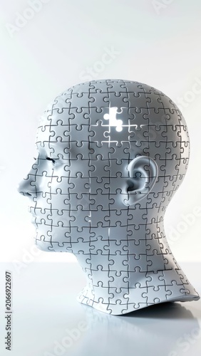 visualization of mental health struggles and fragmented consciousness