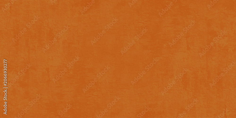Fototapeta premium Abstract orange grunge textured background rustic terracotta concrete wall canvas paper texture backdrop copy space