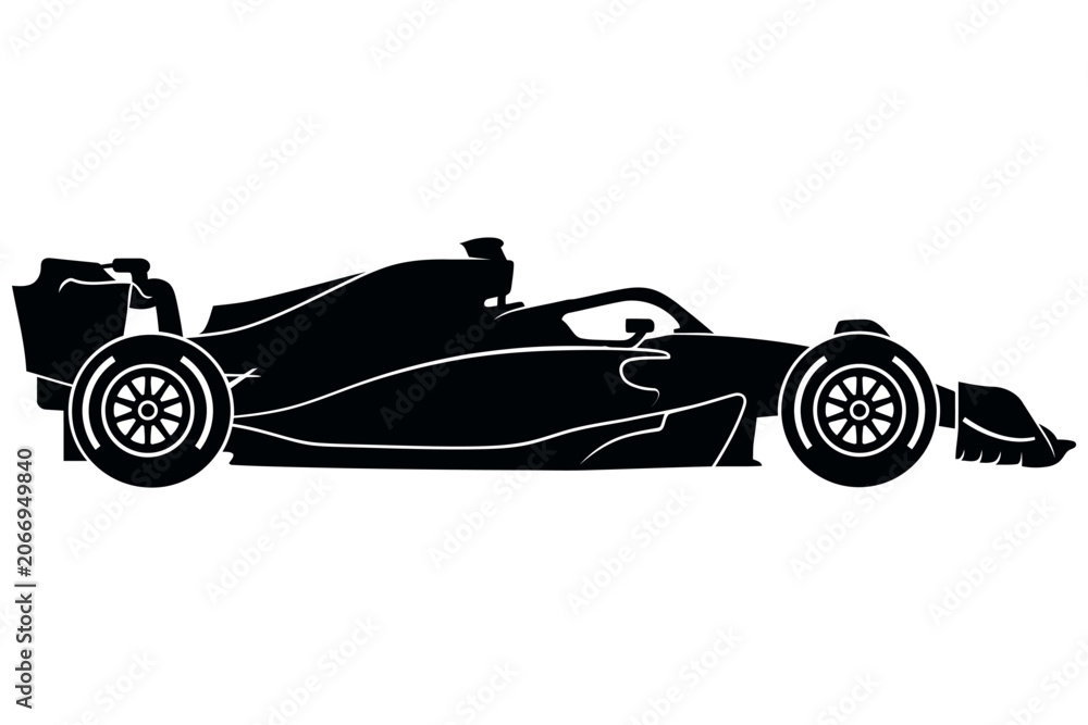 Naklejka premium Formula 1 race car