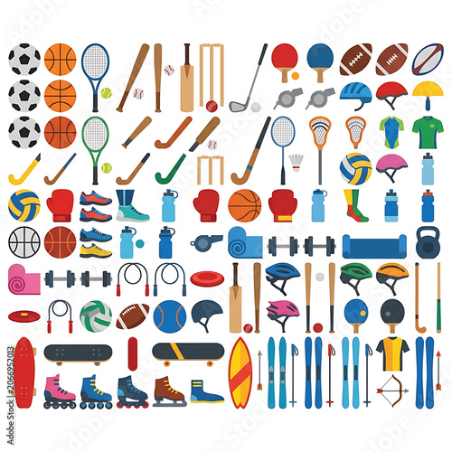 Colorful abstract illustration of musical instruments and notes.