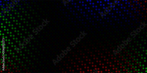 Tableau sur toile Faded RGB screen pixel background