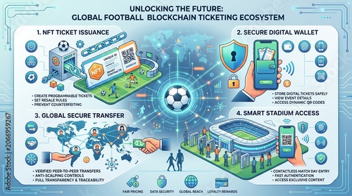 Football Blockchain Ecosystem for NFT Tickets and Secure Stadium Entry