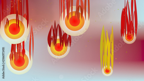Distraction Free Wallpaper - Pastelbarbados colors with Gradient Mesh background