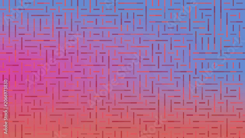 Distraction Free Wallpaper - Cyberpunk colors with Gradient Mesh background