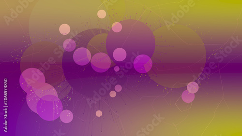 Distraction Free Wallpaper - Butter Royal colors with Gradient Mesh background