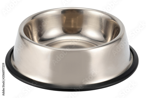 dog bowl isolated on white