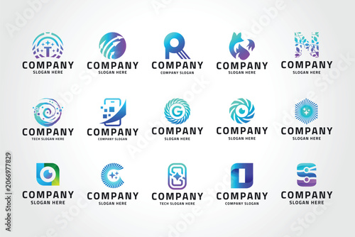 15 Premium All in One Logo Bundle
