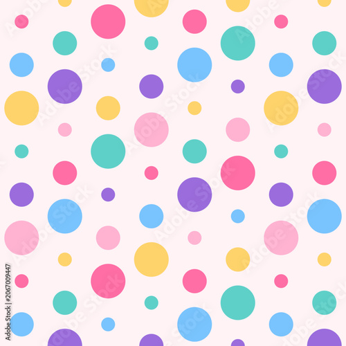 seamless polka dots pattern