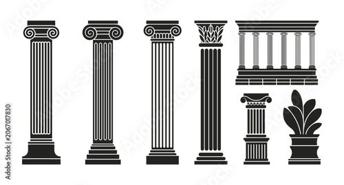 Foto Ancient Architectural Columns