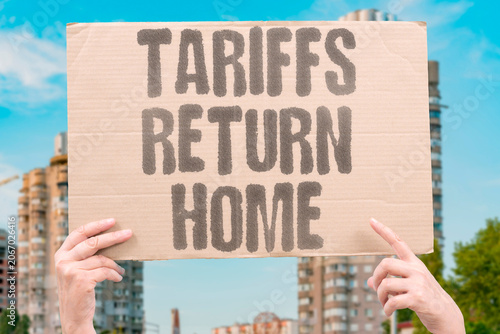 Photos "Tariffs return home" Import taxes reinstated on domestic soil
