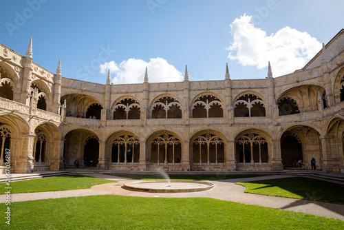 Принти на полотні Views from the Jerónimos Monastery in the city of Lisbon, Portugal