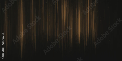 Tableau sur toile abstract light streaks in golden amber tones descend like gentle rain against a dark, textured background, creating a moody and sophisticated visual