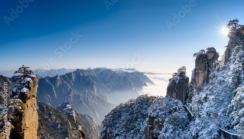 Winter Scenery Of Dabie Mountain In Huoshan Anhui