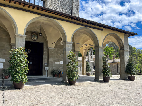 Part of the Franciscan monastery in La Verna, Italy, where St. Francis received the stigmata