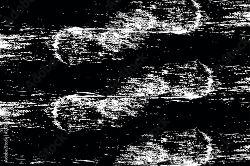Abstract grunge background with distressed wavy black and white lines, abstract