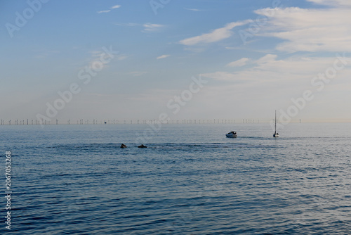 Fotografie Offshore Wind Farm Across The English Channel