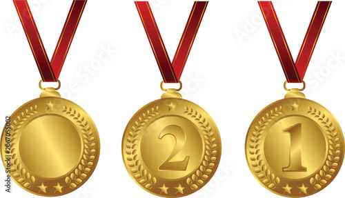 First and Second Place Medals