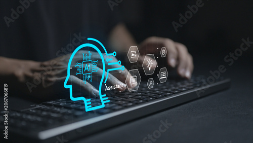Photos AI assistant concept