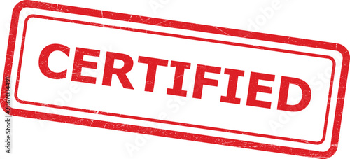 Canvas Print Certified Stamp, Approved Seal, Quality Guarantee, Official Badge, Vector Graphi