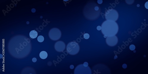 Dark blue background with defocused lights