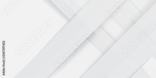 Grey white abstract background paper shine and layer element vector for presentation design. Suit for business, corporate, institution, party, festive, seminar, and talks.