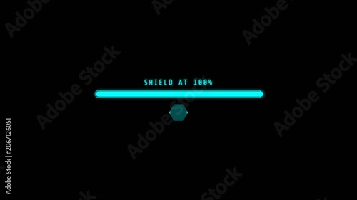 Energy Shield Bar Recharging Critical Armor Progress UI