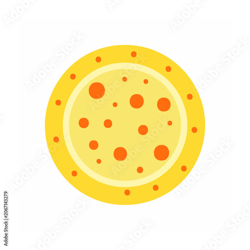 Flat Design Pizza Illustration