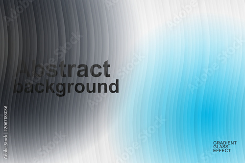 Abstract background with gradient glass effect, wavy blue and grey textured backdrop, modern blurred vector illustration for corporate design