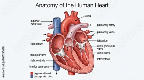 human heart anatomy