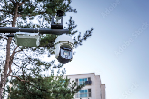  Apartment surveillance cameras and security