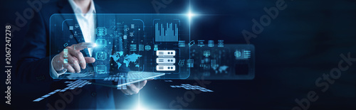 Fotografía Cloud server tech
