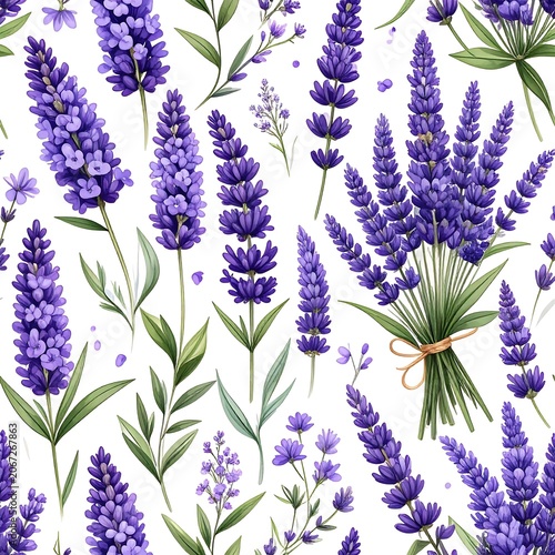 Close up of blooming wisteria flowers in spring.