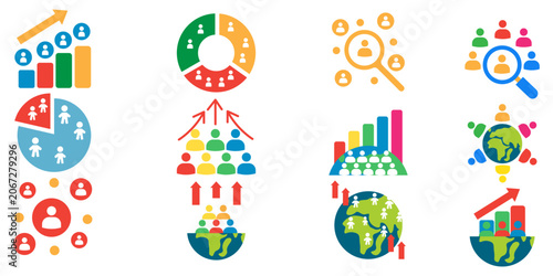 Worl Population Days Illustration