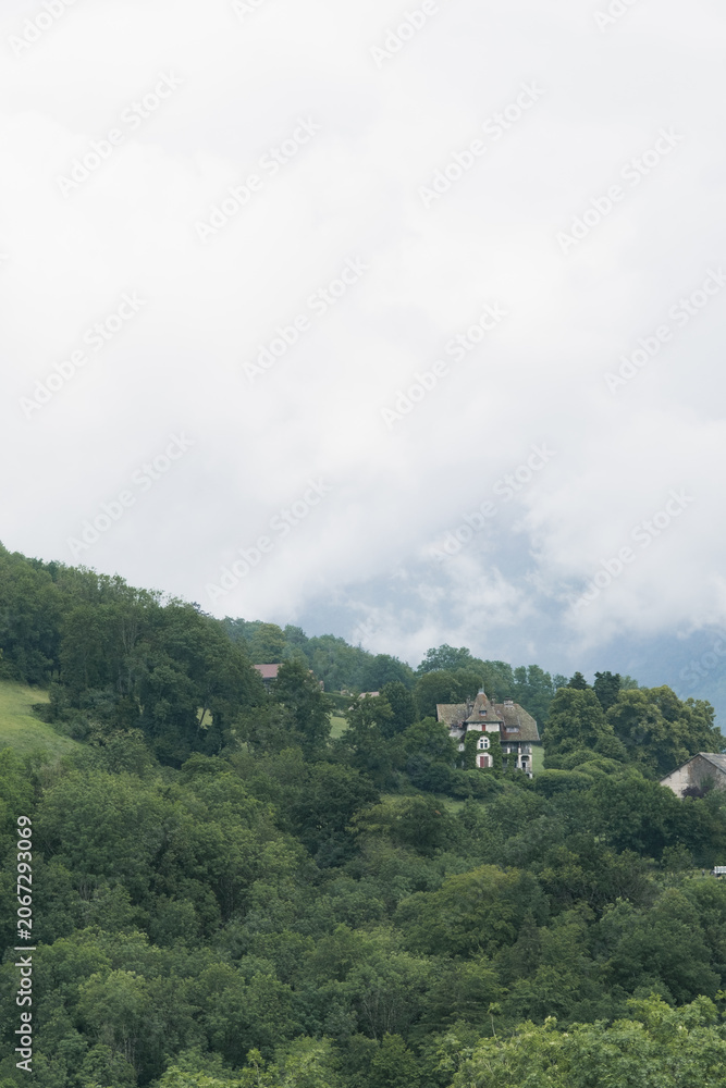Fototapeta premium フランスのマントン城から見える風景