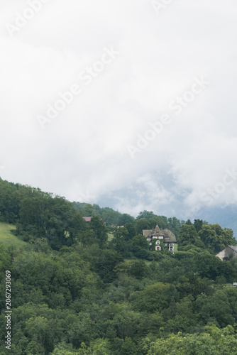 フランスのマントン城から見える風景
