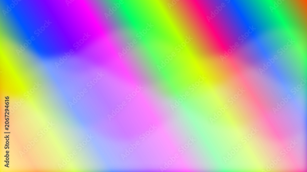 Fototapeta premium A Vibrant Abstract Background Featuring Soft Diagonal Blended Rainbow Color Light Streaks