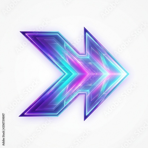 Futuristic holographic gradient background