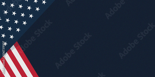 Foto American flag ribbon grunge texture background for 4th of July