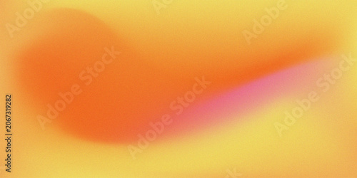 Schilderij op canvas Warm orange and yellow gradient background with soft light and grunge subtle tex