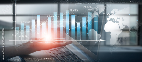 finance market presentation banner