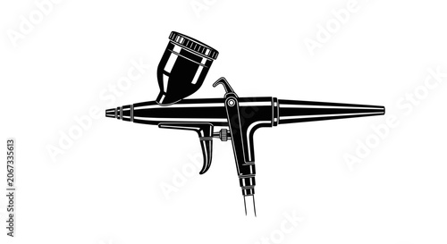 Bild auf Leinwand Spray gun for painting and coating applications in industry