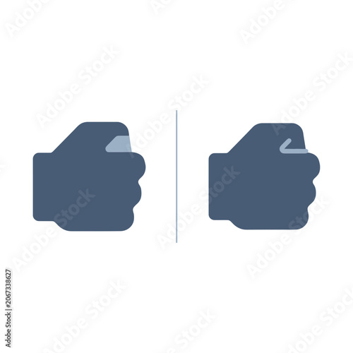 Facing Fists Icon